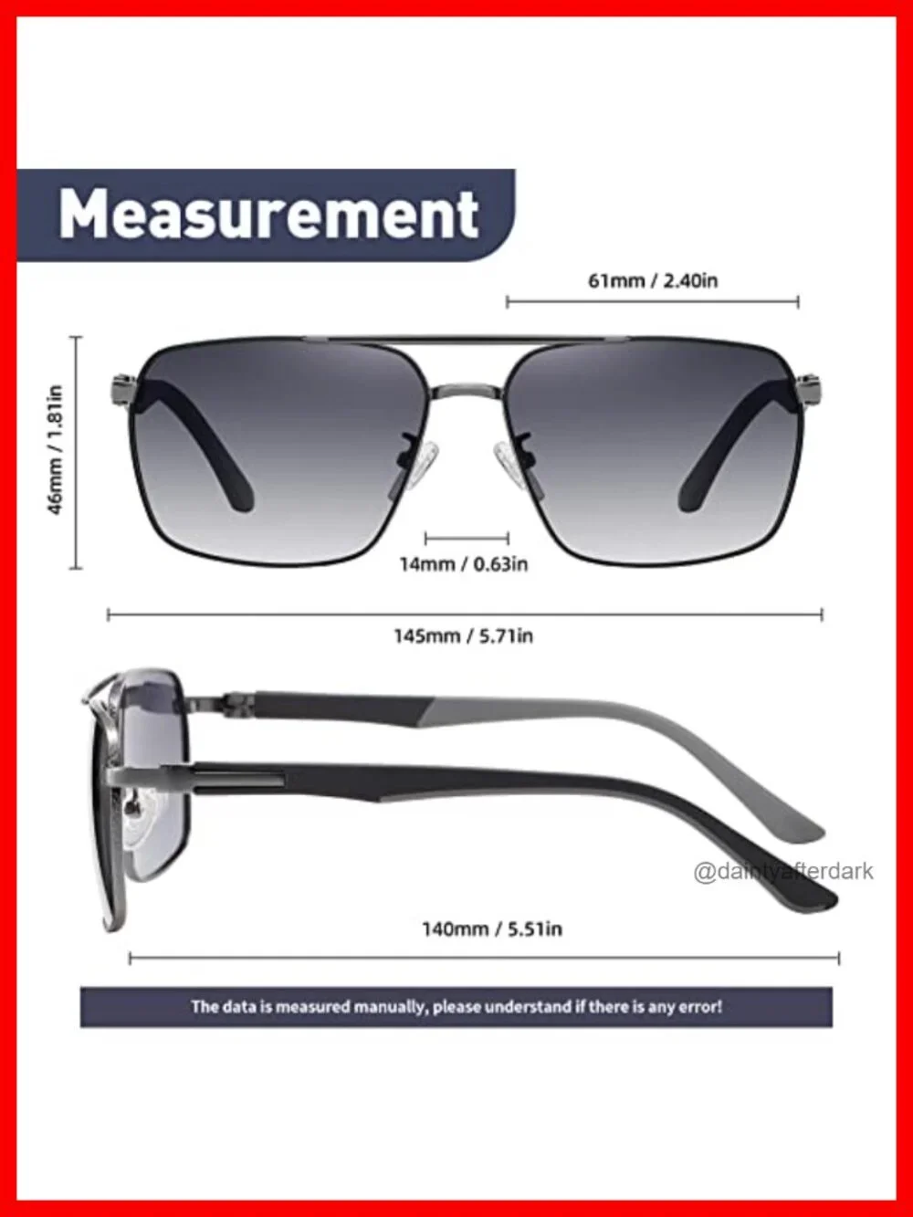 Polarized Aviator Sunglasses UV400 Men Women Driving Fishing